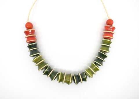 The Accordion Necklace (available in 3 different colors)