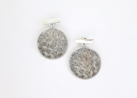 Zuri concentric circle pattern earrings - Lai